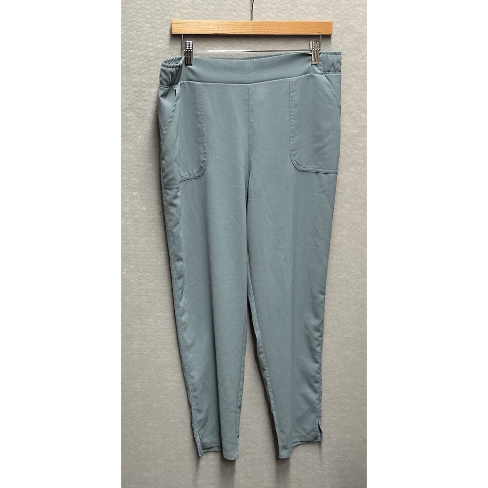 32 Degree Cool Woman’s Blue Polyester Pants Size L Pull On Style Elastic‎ Waist